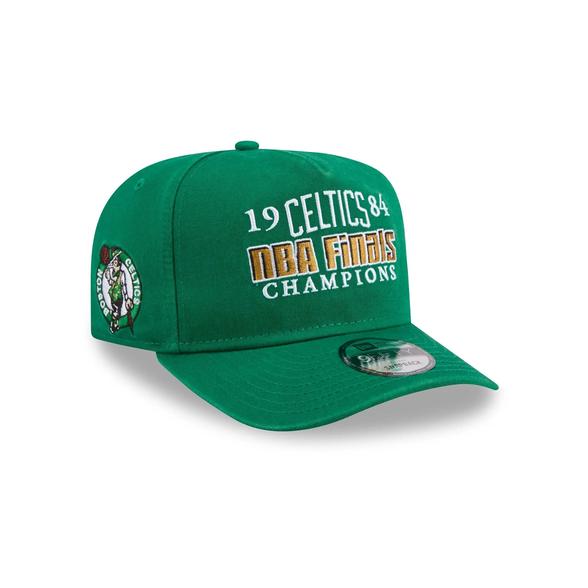 Boston Celtics Historic Win 9FIFTY A-Frame Snapback Hat sold by New Era