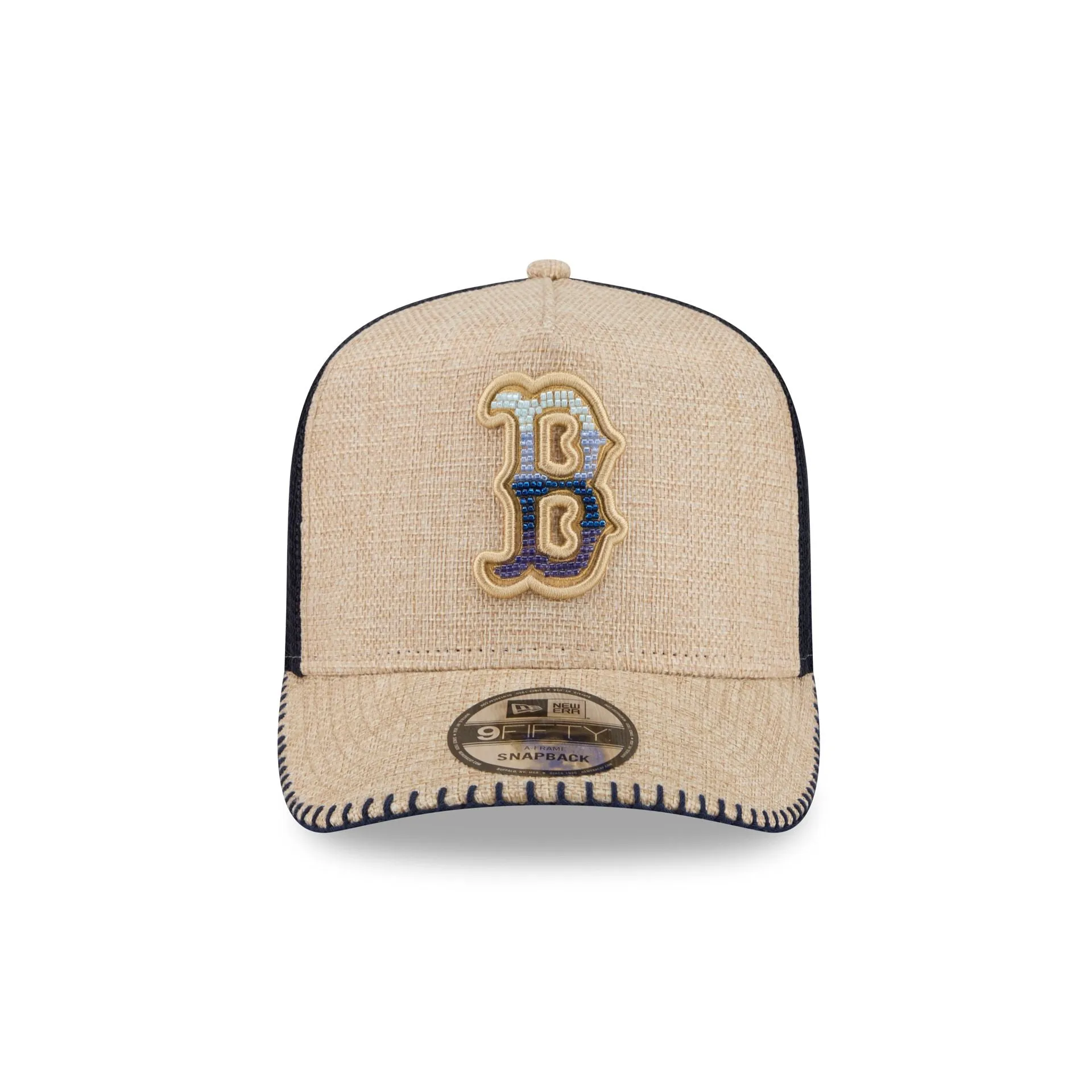 Boston Red Sox Beaded Canvas 9FIFTY A-Frame Trucker Hat sold by New Era product image thumbnail 2