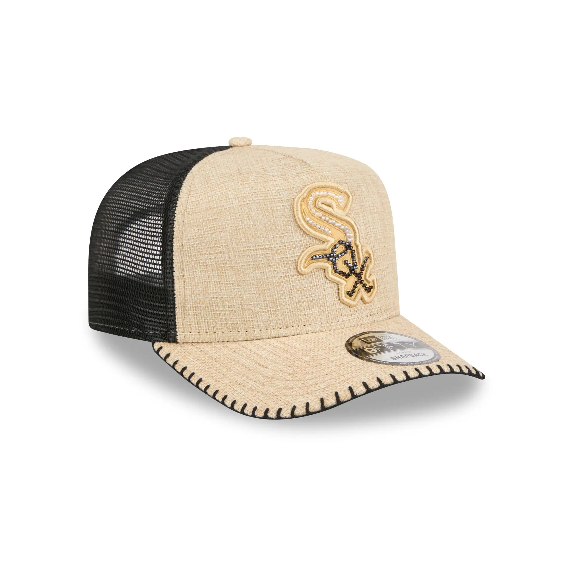 Chicago White Sox Beaded Canvas 9FIFTY A-Frame Trucker Hat sold by New Era product image thumbnail 3