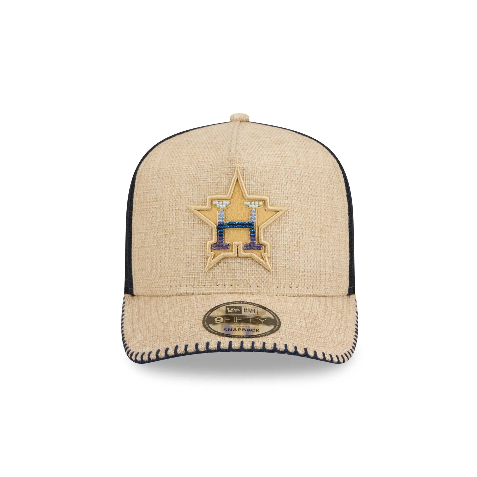 Houston Astros Beaded Canvas 9FIFTY A-Frame Trucker Hat sold by New Era product image thumbnail 2