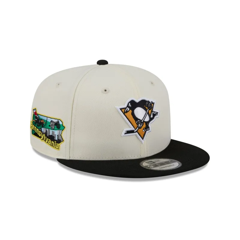 Pittsburgh Penguins Localized 9FIFTY Snapback Hat made by New Era