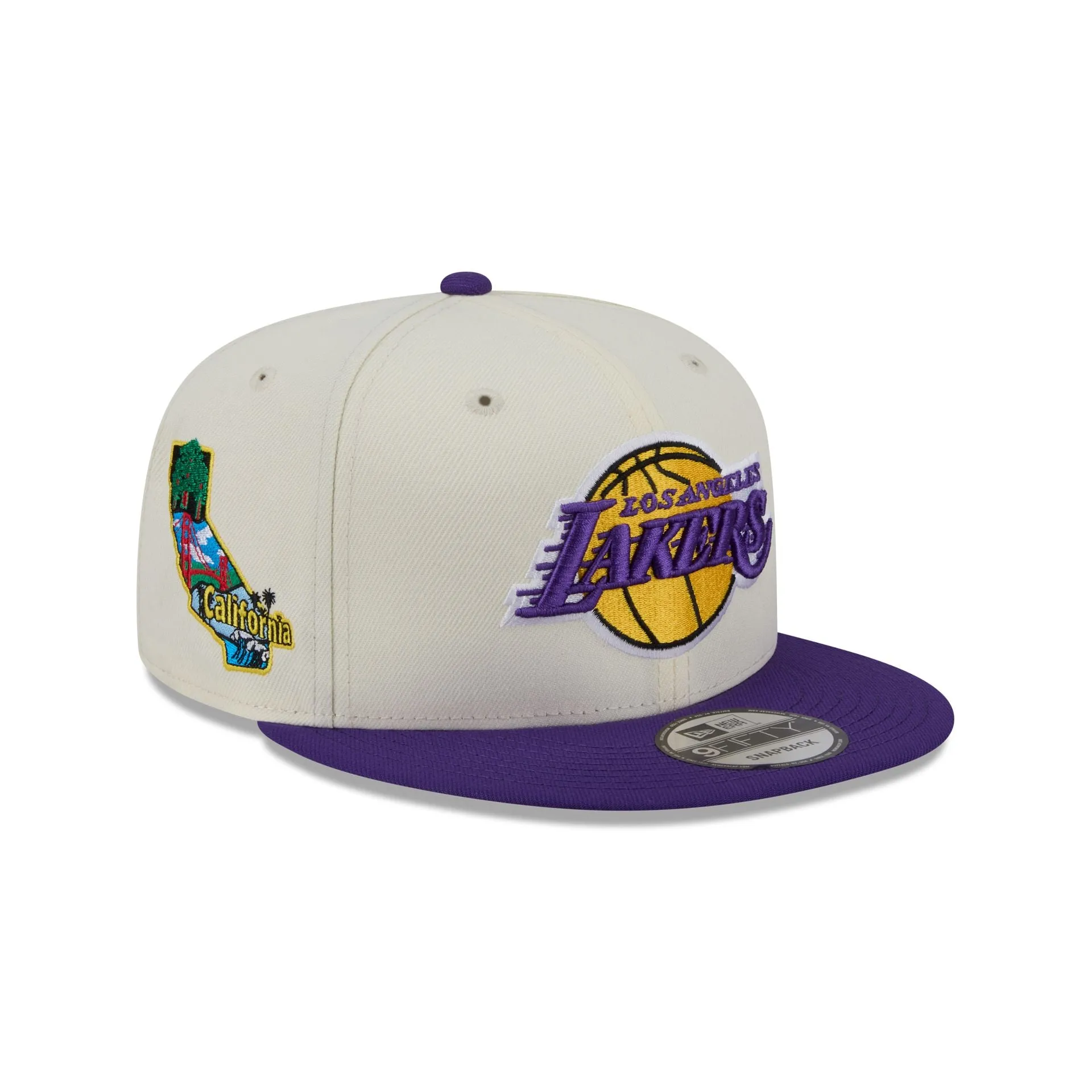 Los Angeles Lakers Localized 9FIFTY Snapback Hat sold by New Era