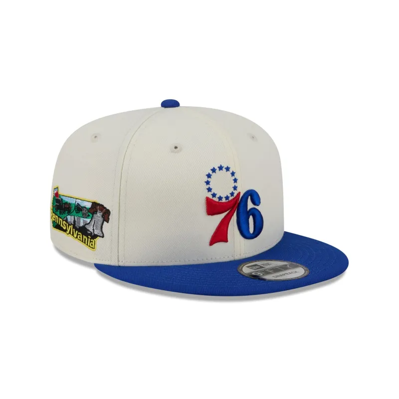 Philadelphia 76ers Localized 9FIFTY Snapback Hat sold by New Era