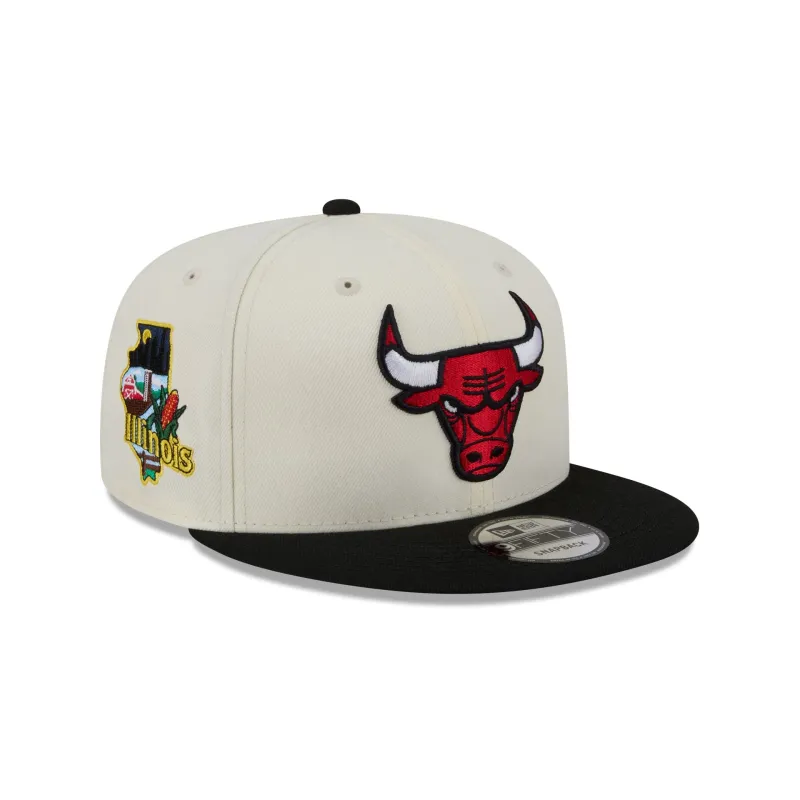 Chicago Bulls Localized 9FIFTY Snapback Hat sold by New Era