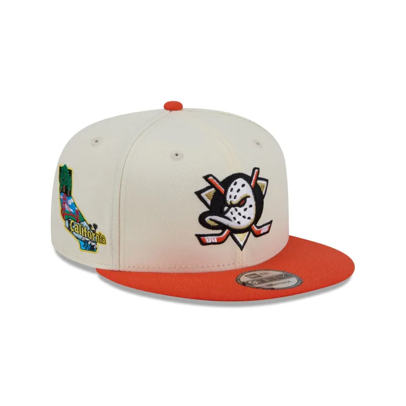 Anaheim Ducks Localized 9FIFTY Snapback Hat made by New Era