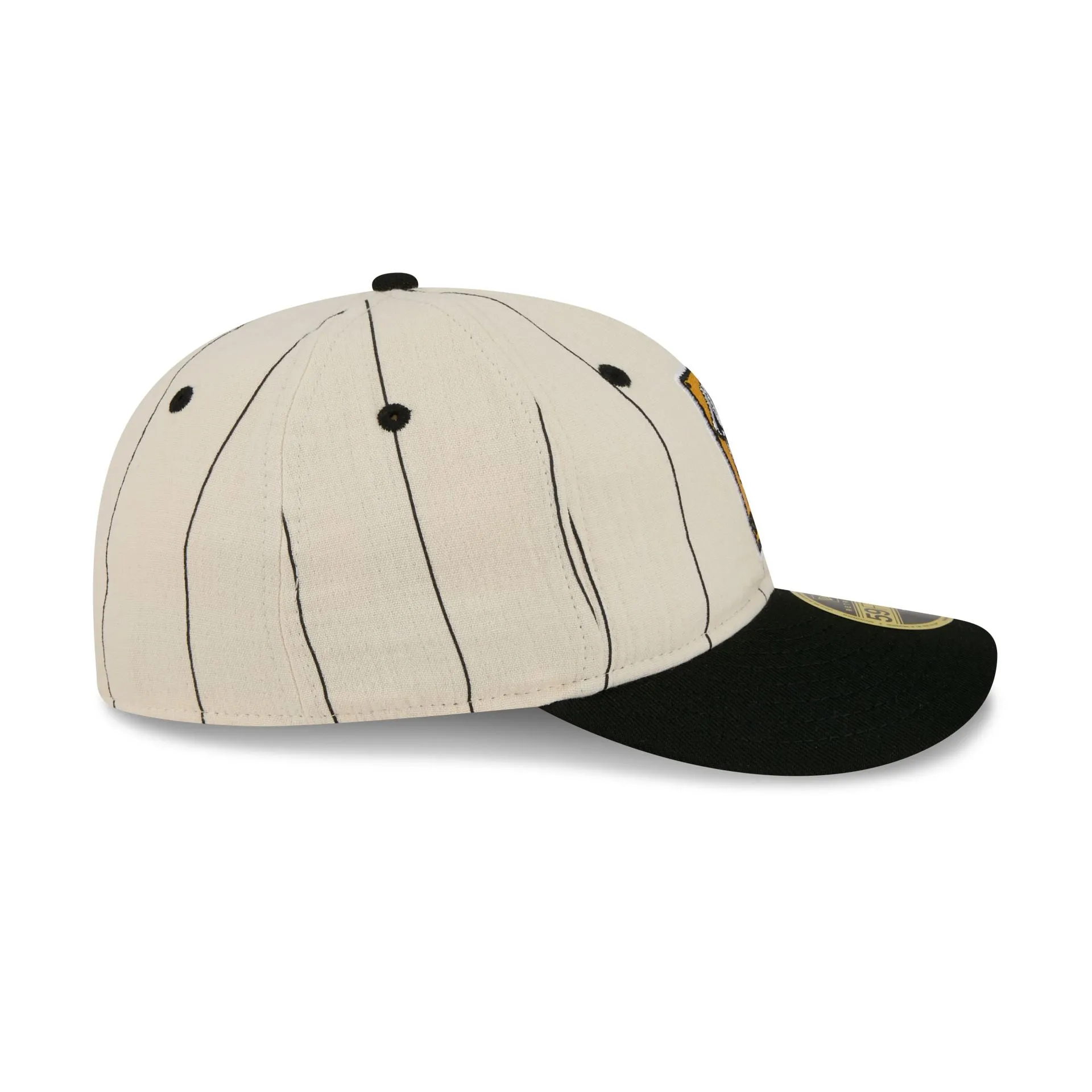 Pittsburgh Pirates Linen Pinstripe Retro Crown 59FIFTY Fitted Hat sold by New Era product image thumbnail 5