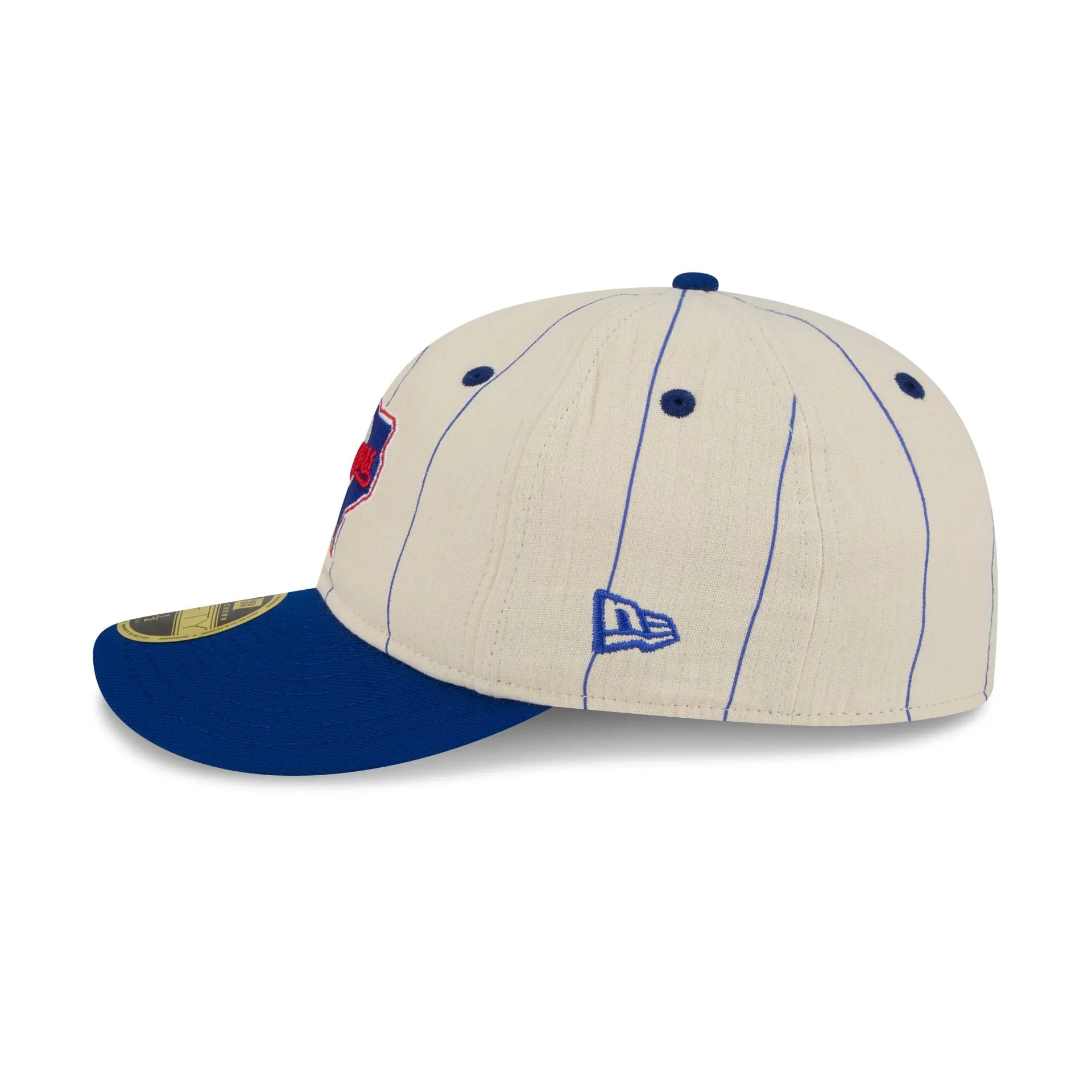 Texas Rangers Linen Pinstripe Retro Crown 59FIFTY Fitted Hat sold by New Era product image thumbnail 4