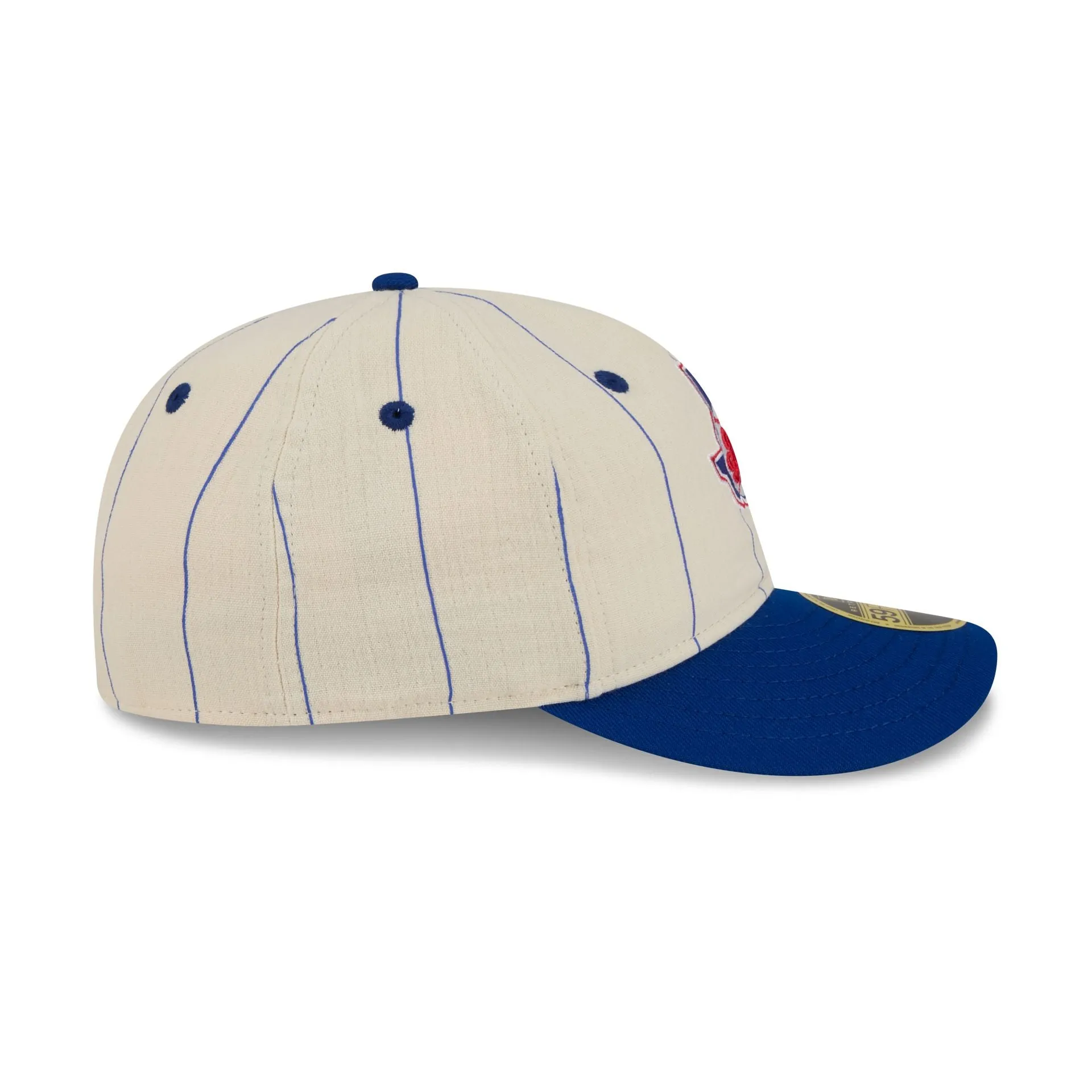 Texas Rangers Linen Pinstripe Retro Crown 59FIFTY Fitted Hat sold by New Era product image thumbnail 5