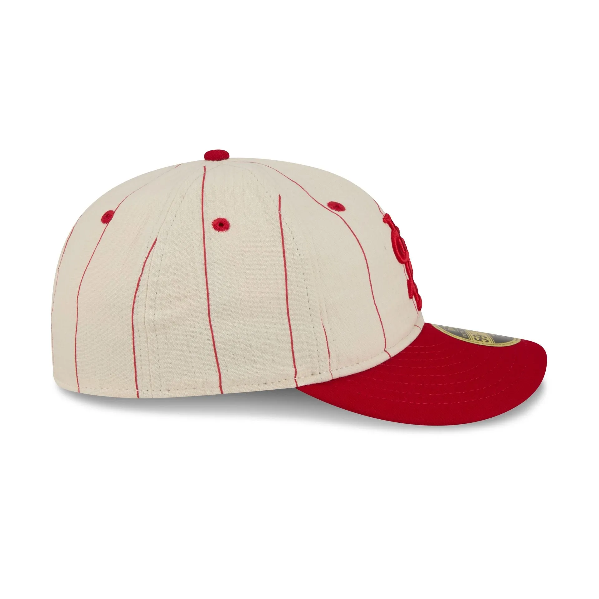 St. Louis Cardinals Linen Pinstripe Retro Crown 59FIFTY Fitted Hat sold by New Era product image thumbnail 5