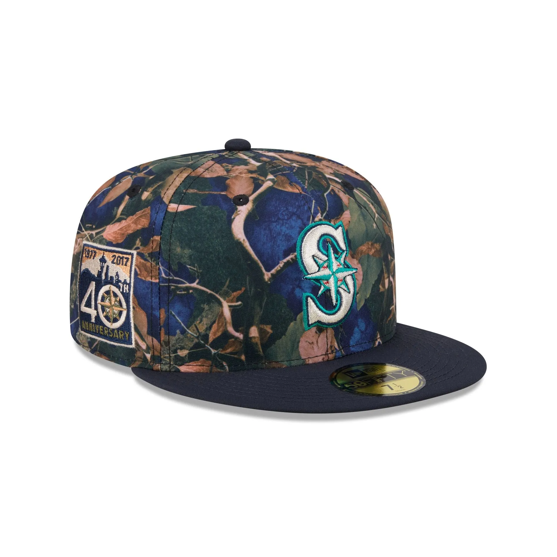 Seattle Mariners Leaves 59FIFTY Fitted Hat sold by New Era