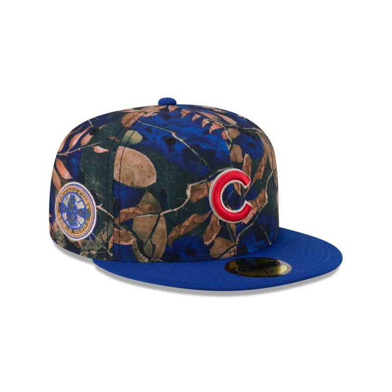 Chicago Cubs Leaves 59FIFTY Fitted Hat made by New Era