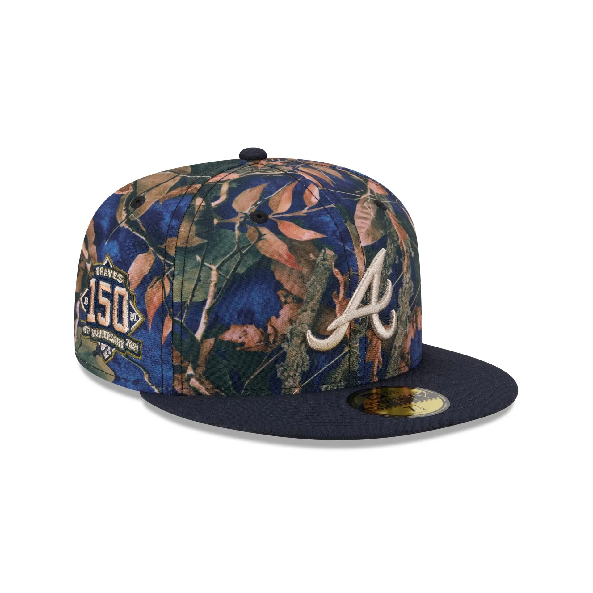 Atlanta Braves Leaves 59FIFTY Fitted Hat sold by New Era