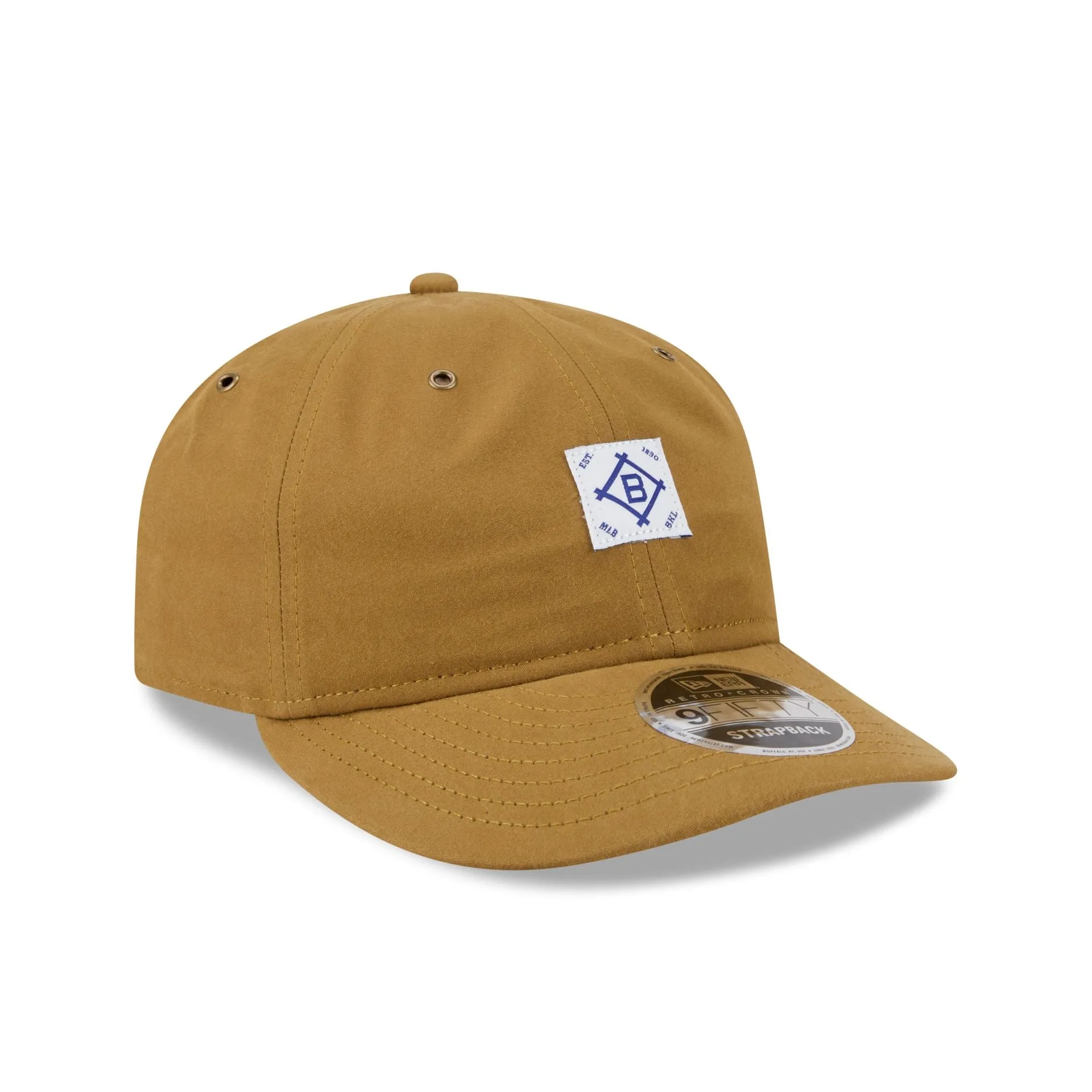 Brooklyn Dodgers Brushed Brown Nylon Retro Crown 9FIFTY Adjustable Hat sold by New Era product image thumbnail 3