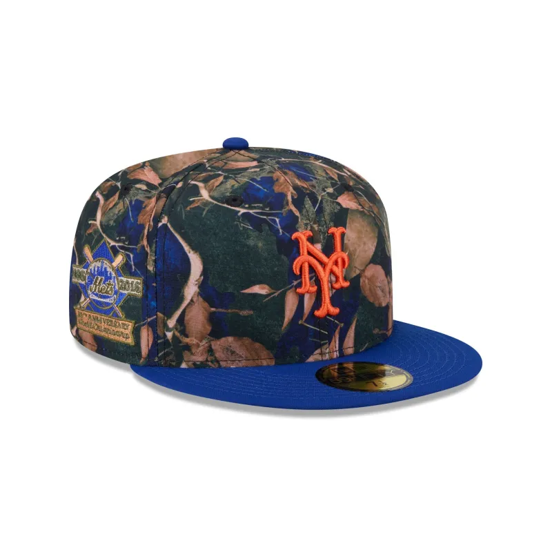 New York Mets Leaves 59FIFTY Fitted Hat sold by New Era