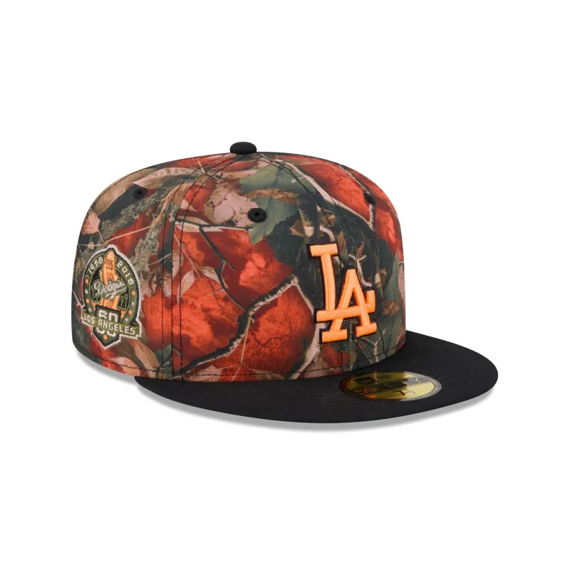 Los Angeles Dodgers Amber Leaves 59FIFTY Fitted Hat sold by New Era