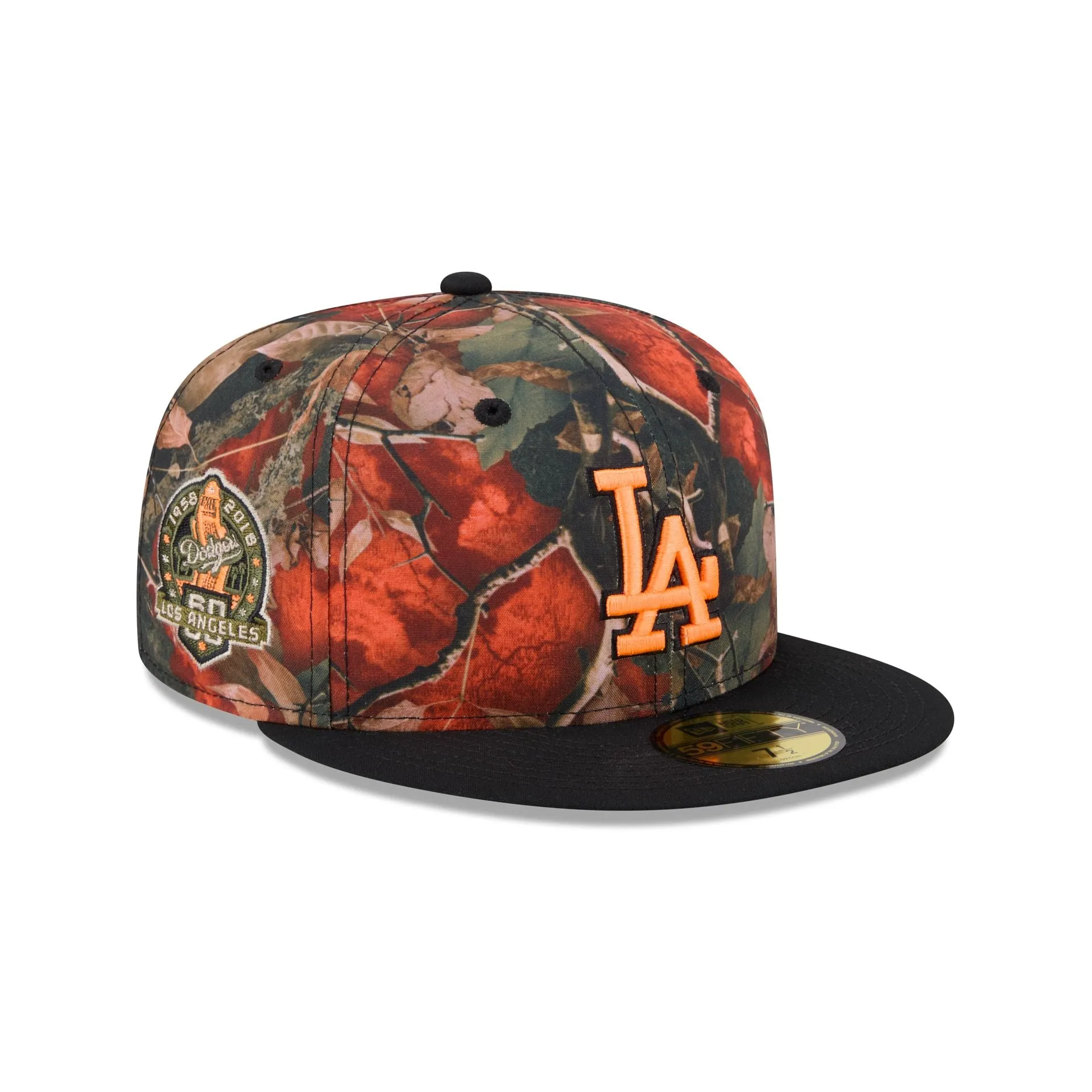 Los Angeles Dodgers Amber Leaves 59FIFTY Fitted Hat sold by New Era