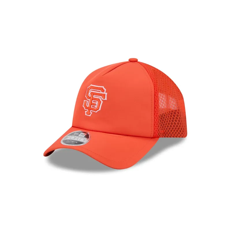 San Francisco Giants 2026 Batting Practice Colorway 9FORTY APEX Trucker Hat made by New Era