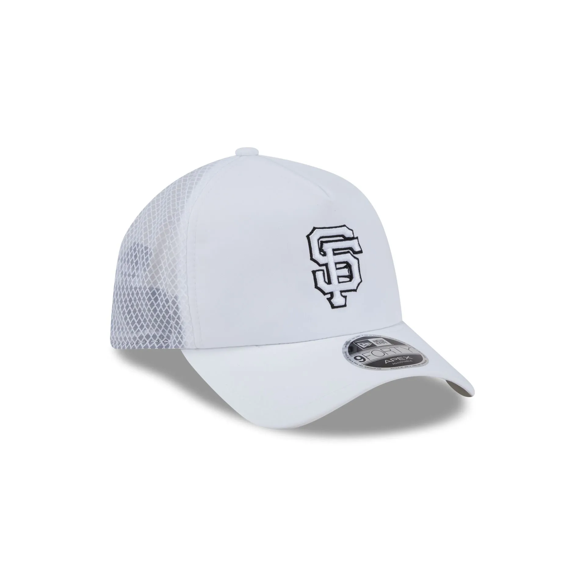 San Francisco Giants 2026 Batting Practice White 9FORTY APEX Trucker Hat sold by New Era product image thumbnail 3