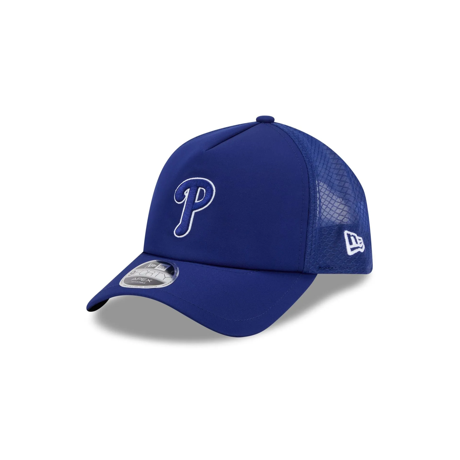 Philadelphia Phillies 2026 Batting Practice Colorway 9FORTY APEX Trucker Hat sold by New Era