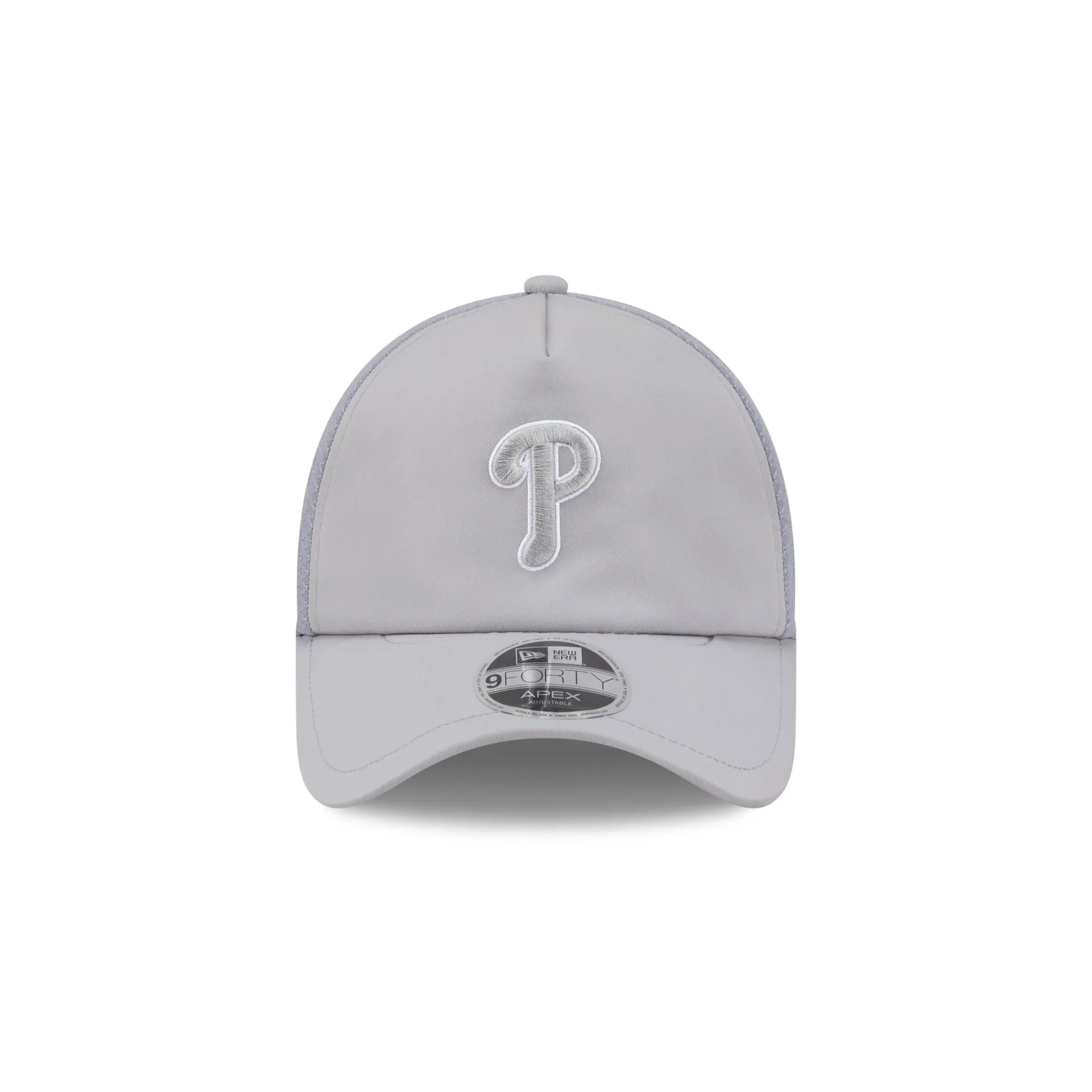 Philadelphia Phillies 2026 Batting Practice Gray 9FORTY APEX Trucker Hat sold by New Era product image thumbnail 2