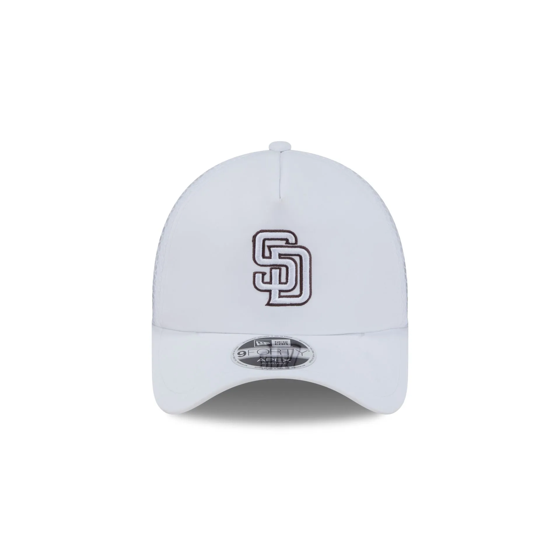 San Diego Padres 2026 Batting Practice White 9FORTY APEX Trucker Hat sold by New Era product image thumbnail 2