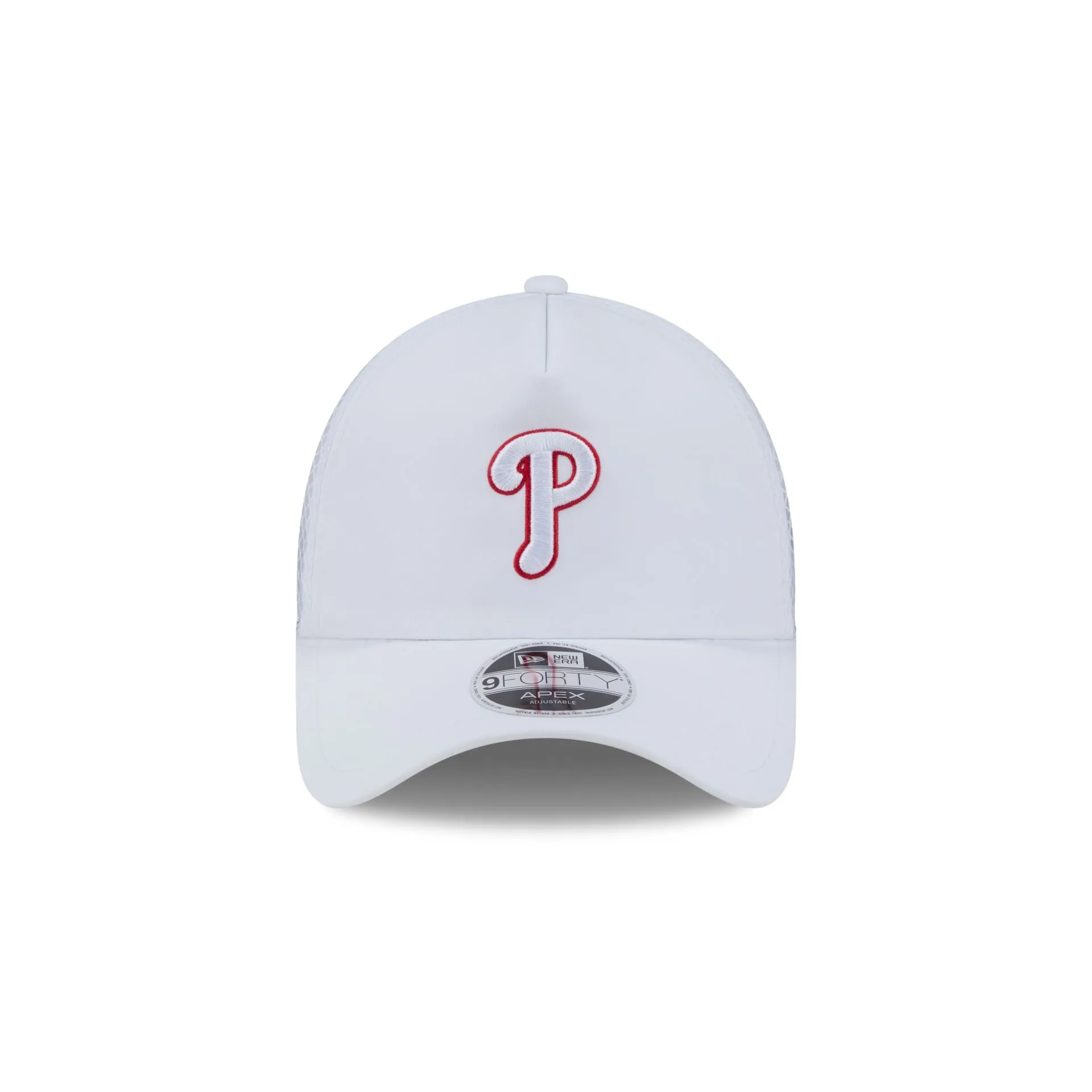 Philadelphia Phillies 2026 Batting Practice White 9FORTY APEX Trucker Hat sold by New Era product image thumbnail 2