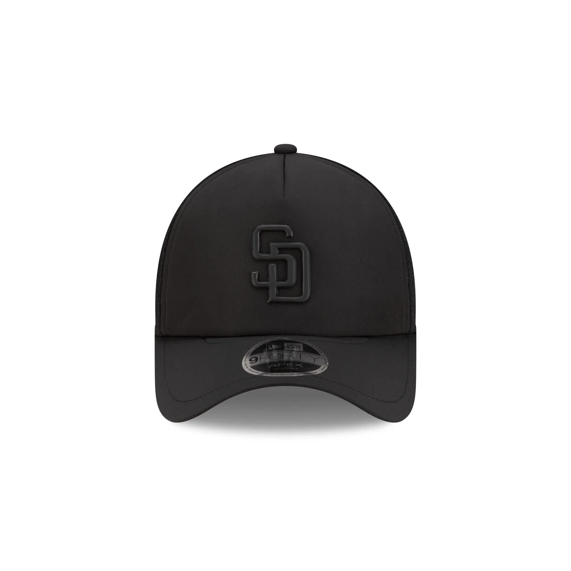 San Diego Padres 2026 Batting Practice Black 9FORTY APEX Trucker Hat sold by New Era product image thumbnail 2