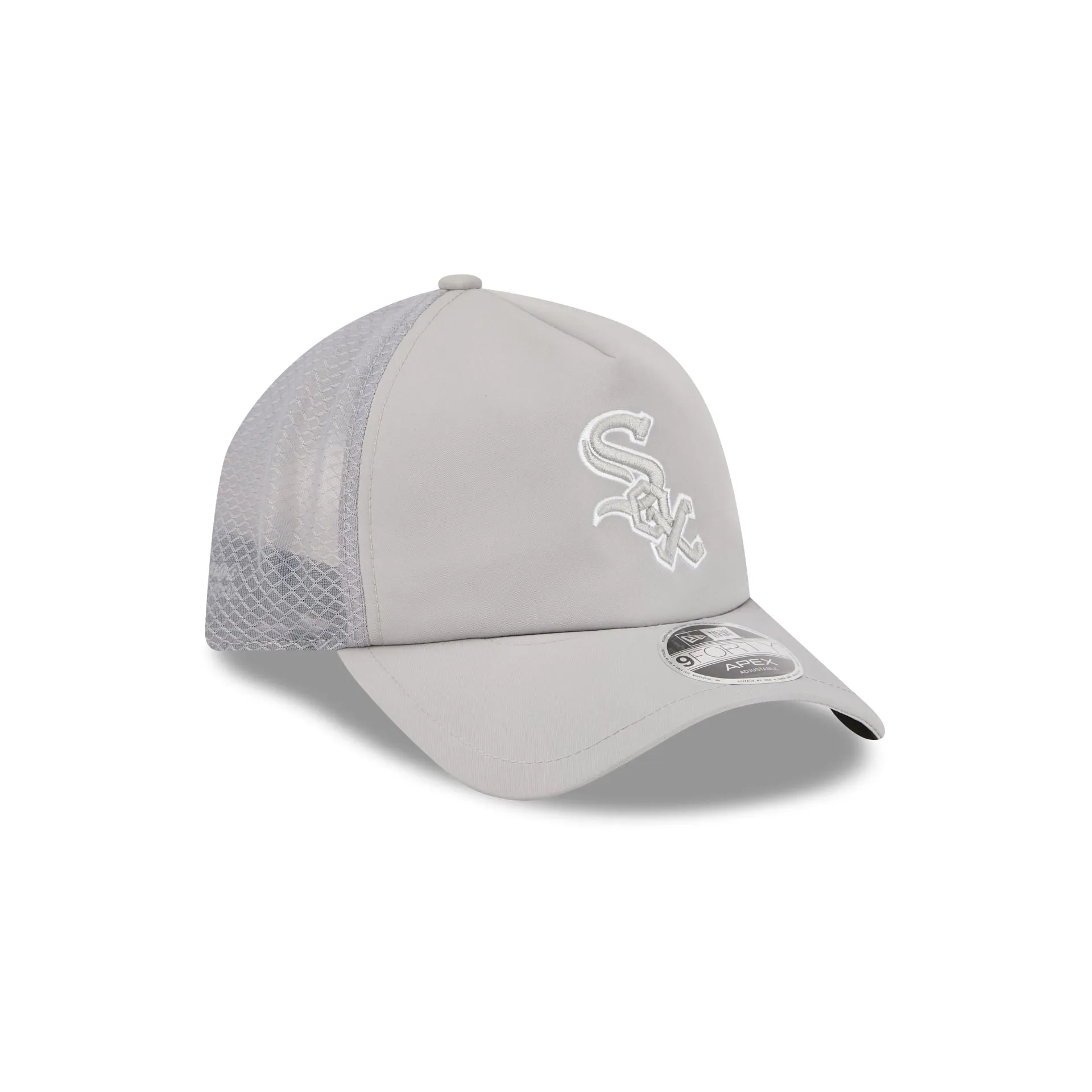 Chicago White Sox 2026 Batting Practice Gray 9FORTY APEX Trucker Hat sold by New Era product image thumbnail 3