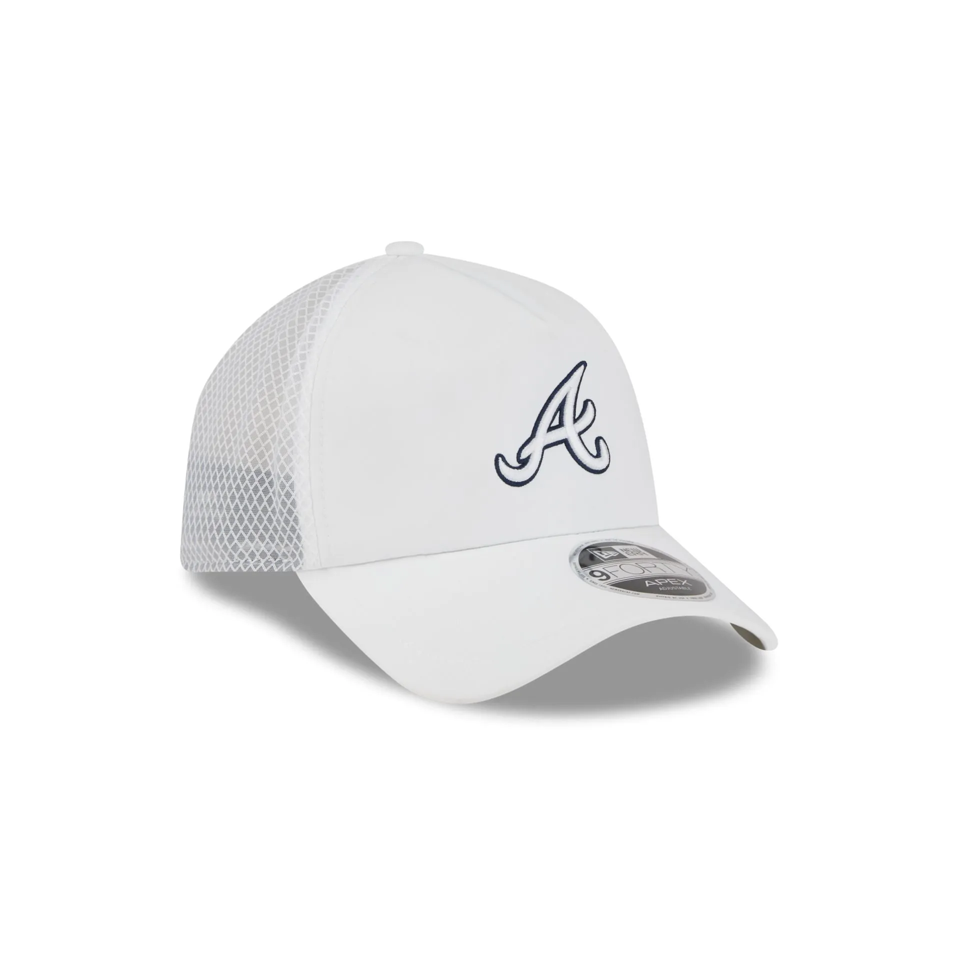 Atlanta Braves 2026 Batting Practice White 9FORTY APEX Trucker Hat sold by New Era product image thumbnail 3