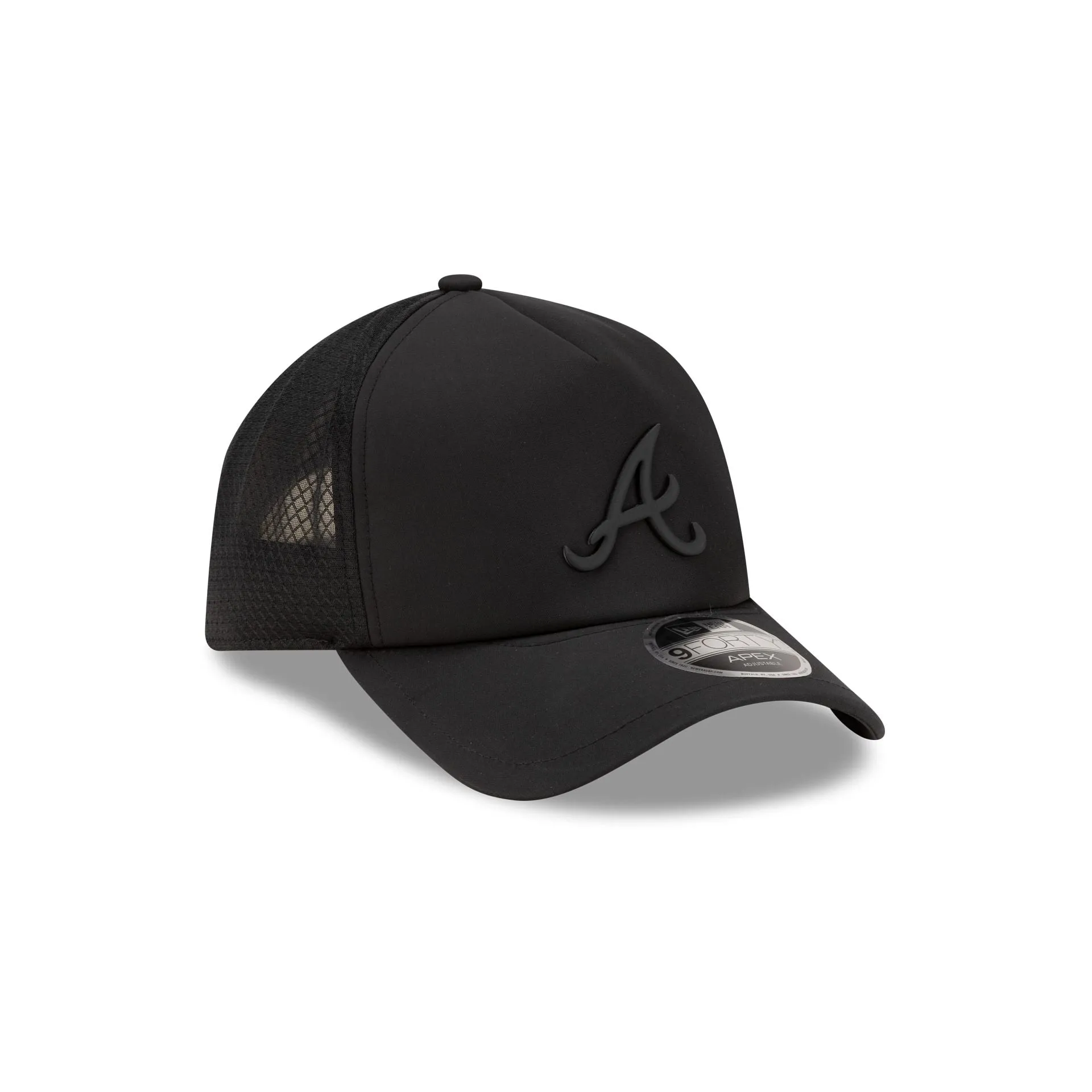 Atlanta Braves 2026 Batting Practice Black 9FORTY APEX Trucker Hat sold by New Era product image thumbnail 3