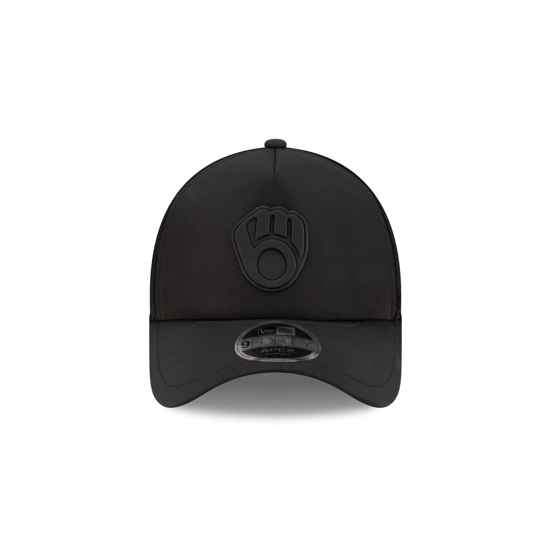 Milwaukee Brewers 2026 Batting Practice Black 9FORTY APEX Trucker Hat sold by New Era product image thumbnail 2