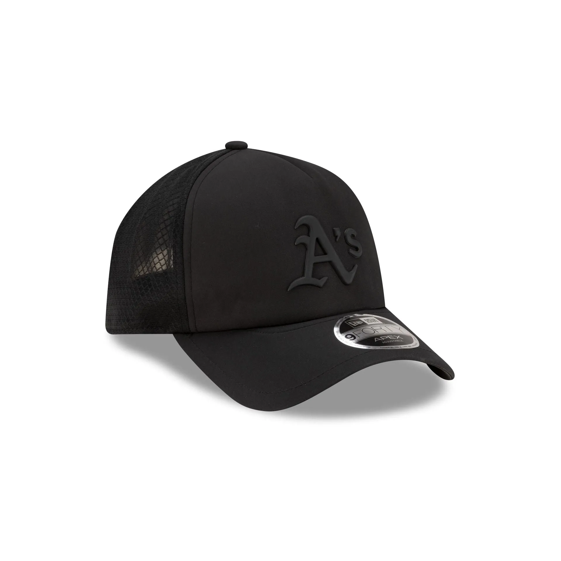 Athletics 2026 Batting Practice Black 9FORTY APEX Trucker Hat sold by New Era product image thumbnail 3