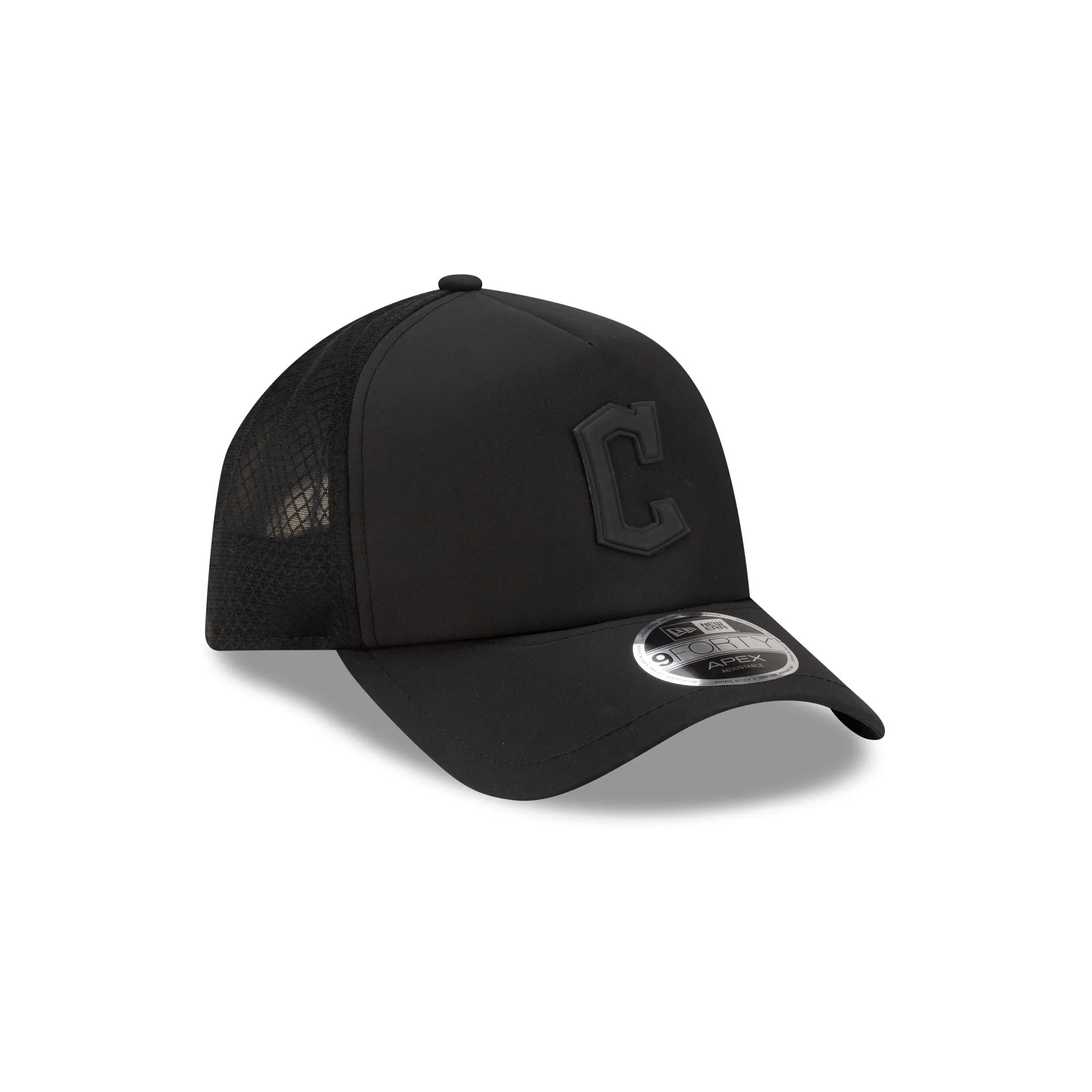 Cleveland Guardians 2026 Batting Practice Black 9FORTY APEX Trucker Hat sold by New Era product image thumbnail 3