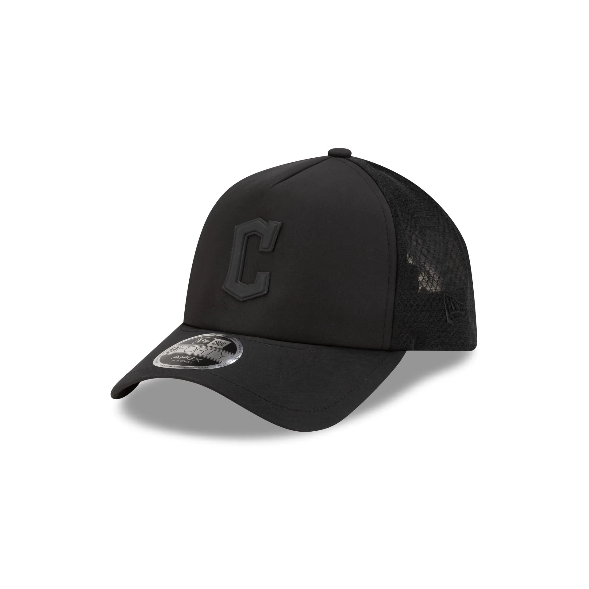 Cleveland Guardians 2026 Batting Practice Black 9FORTY APEX Trucker Hat sold by New Era
