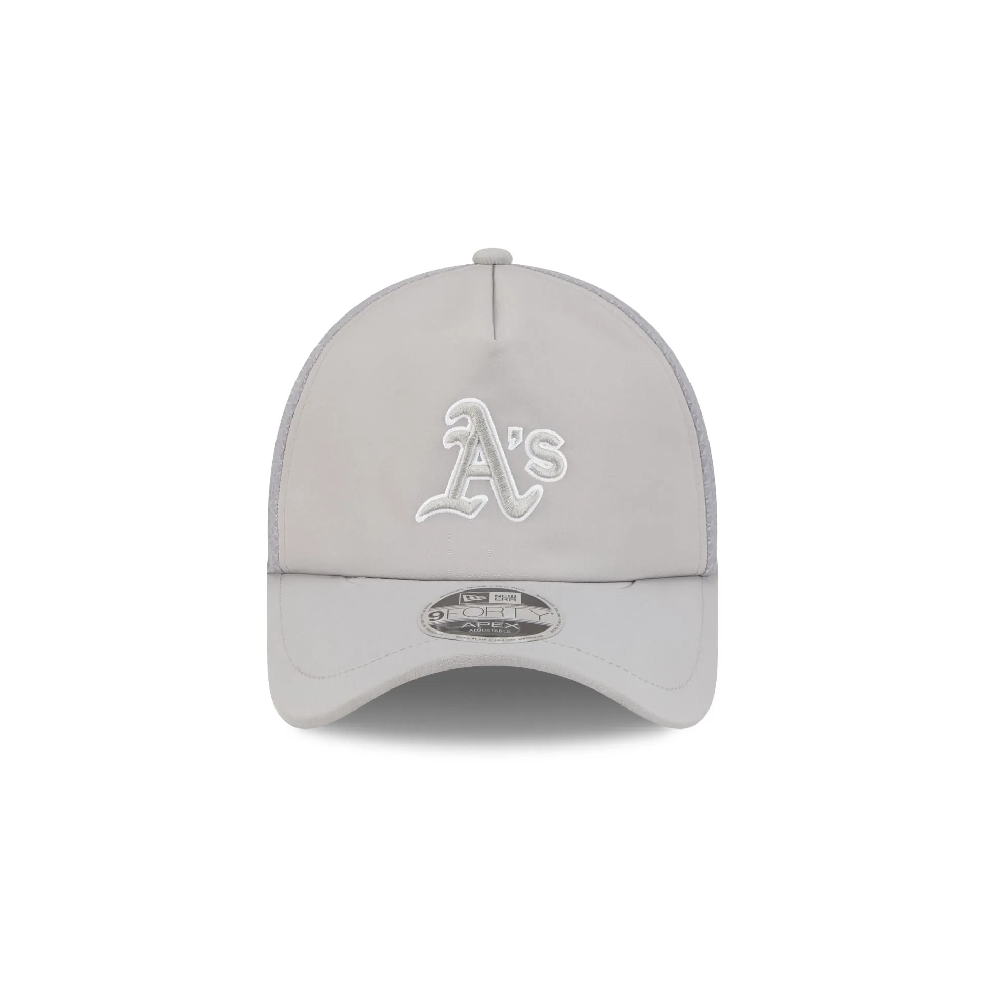 Athletics 2026 Batting Practice Gray 9FORTY APEX Trucker Hat sold by New Era product image thumbnail 2