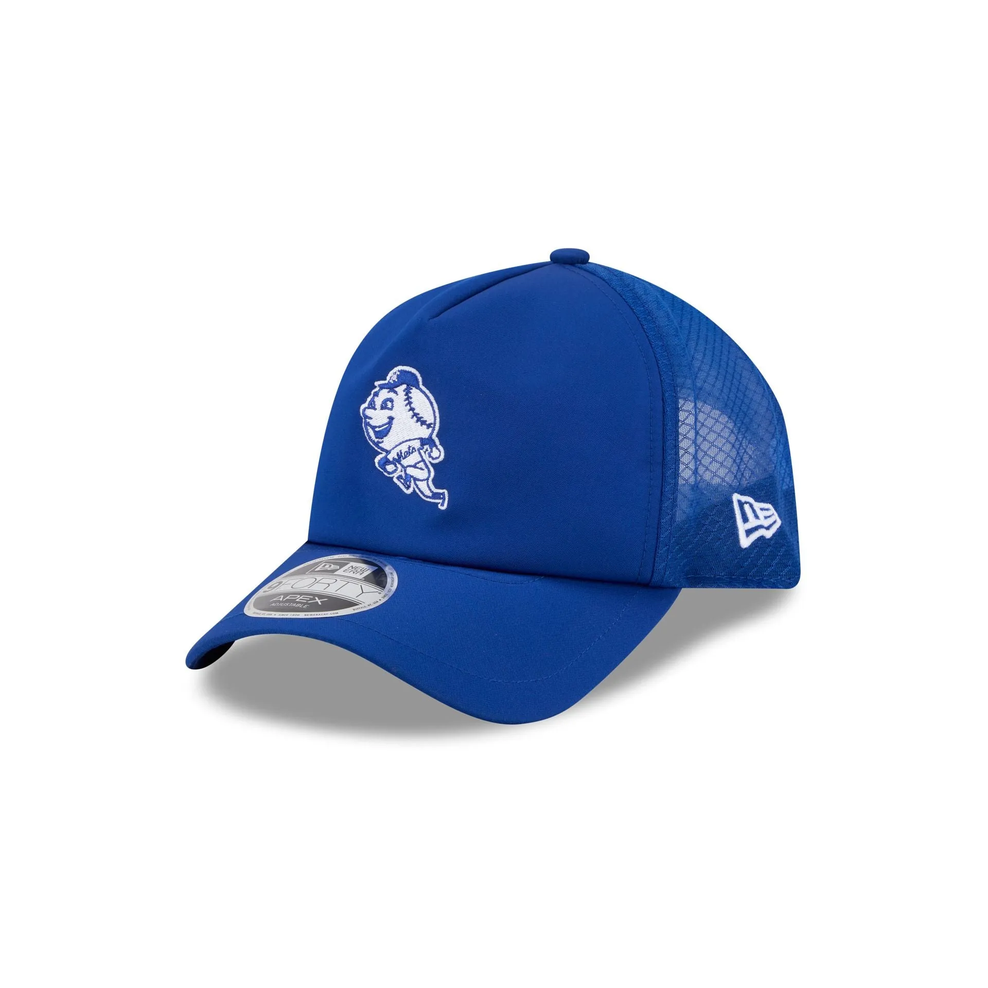 New York Mets 2026 Batting Practice Alt Mr. Met 9FORTY APEX Trucker Hat sold by New Era