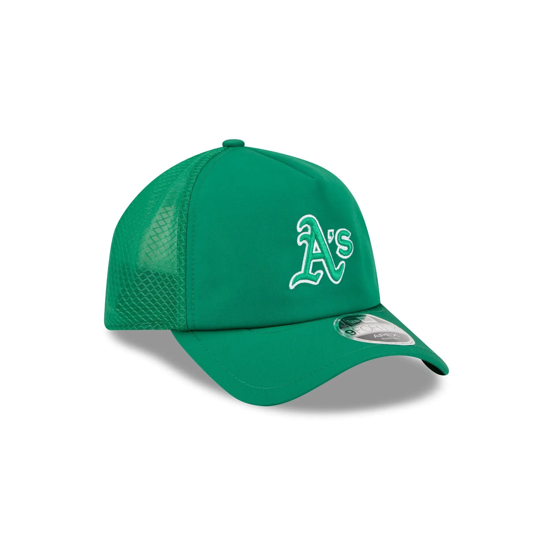 Athletics 2026 Batting Practice Alt Kelly Green 9FORTY APEX Trucker Hat sold by New Era product image thumbnail 3