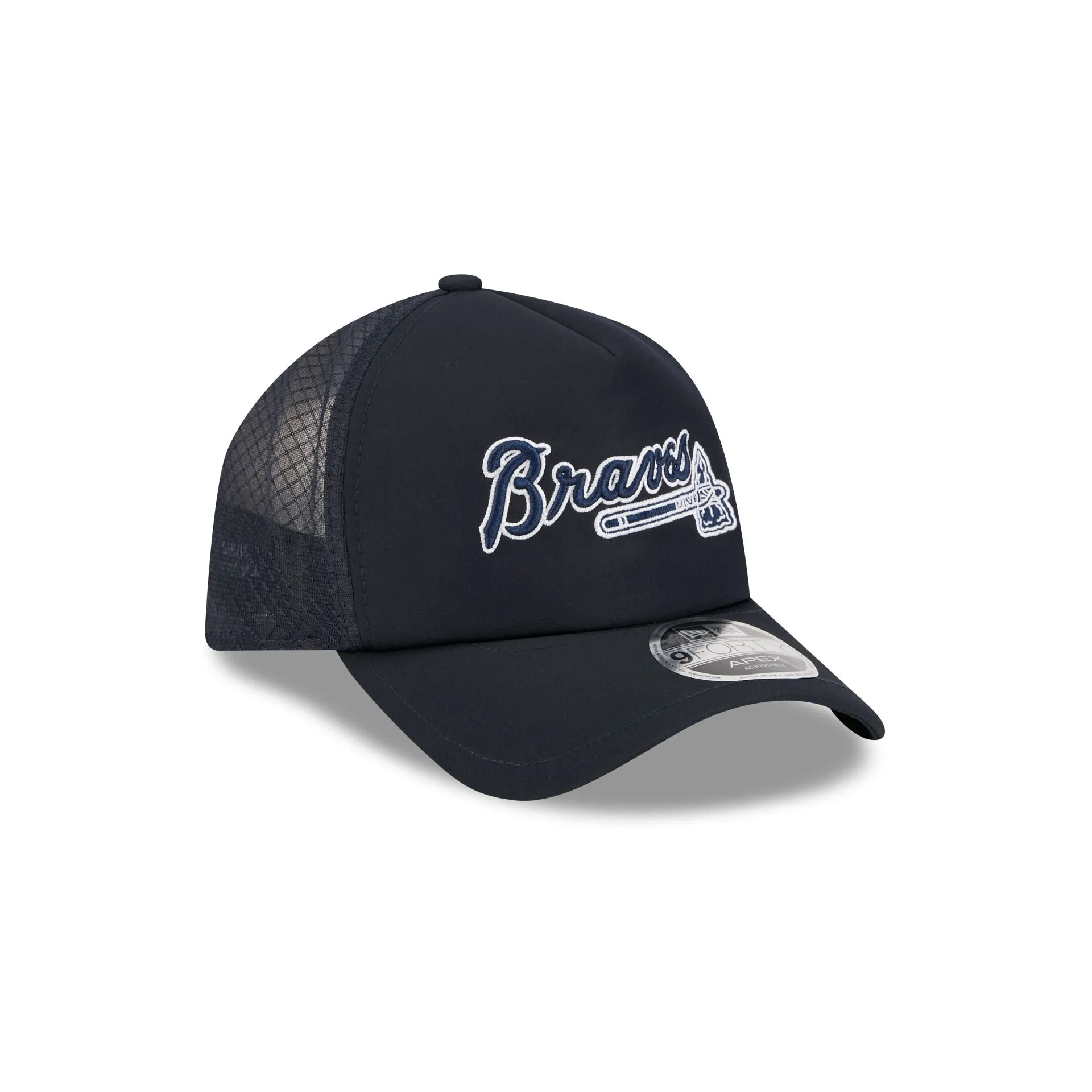 Atlanta Braves 2026 Batting Practice Alt Tomahawk 9FORTY APEX Trucker Hat sold by New Era product image thumbnail 3