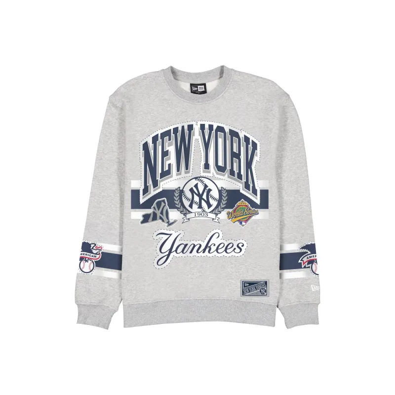New York Yankees Sport Classics Vintage Gray Crewneck sold by New Era