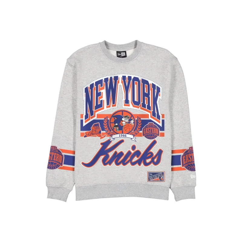 New York Knicks Sport Classics Vintage Gray Crewneck sold by New Era