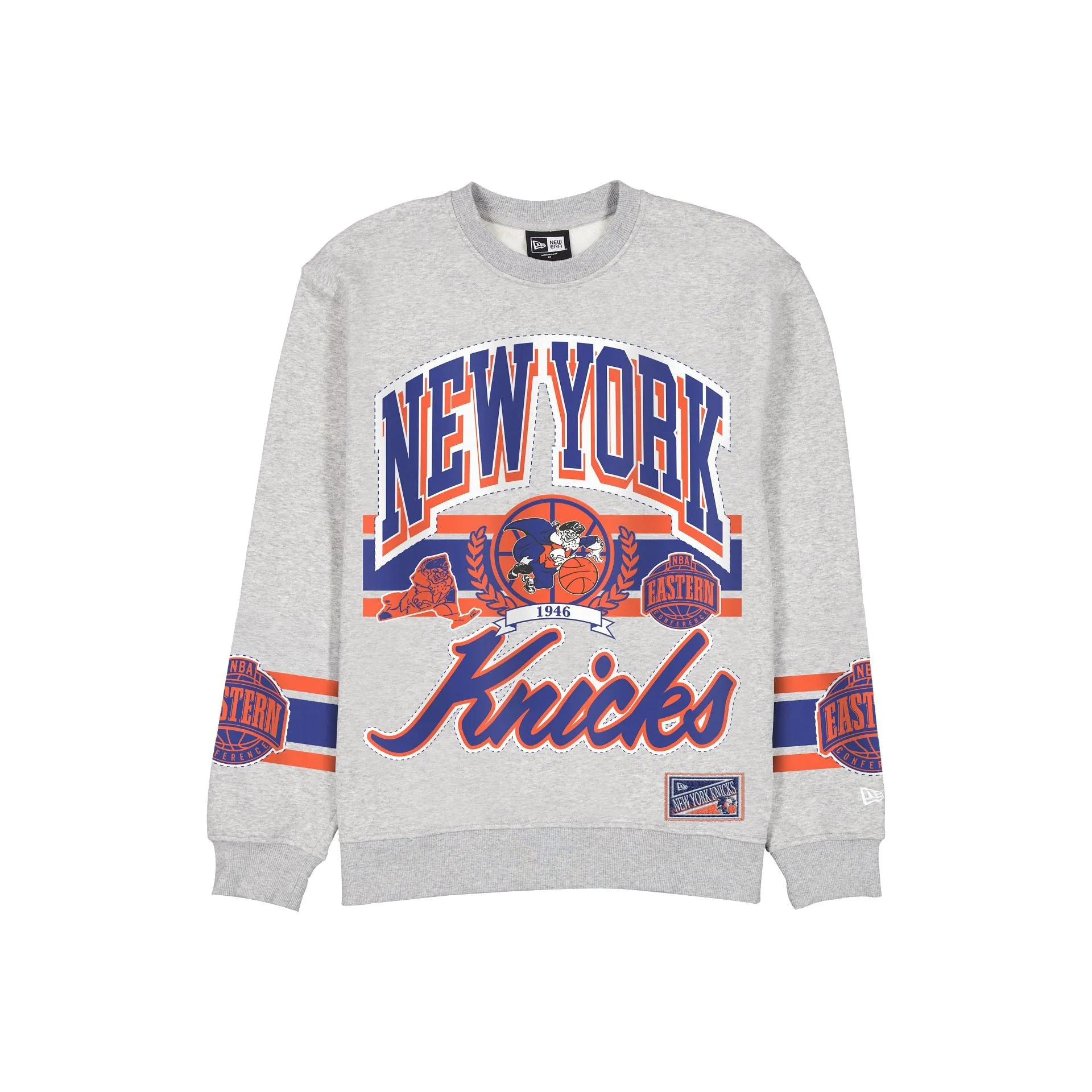 New York Knicks Sport Classics Vintage Gray Crewneck sold by New Era