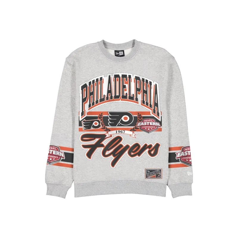 Philadelphia Flyers Sport Classics Vintage Gray Crewneck sold by New Era