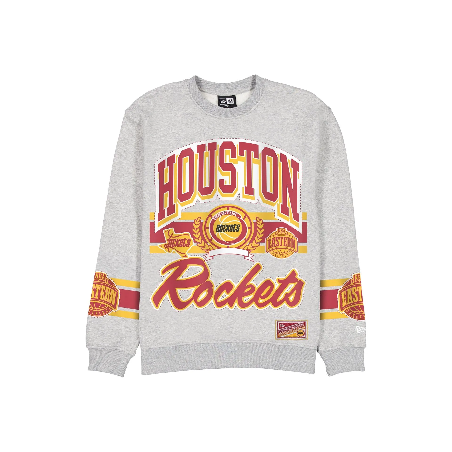Houston Rockets Sport Classics Vintage Gray Crewneck sold by New Era