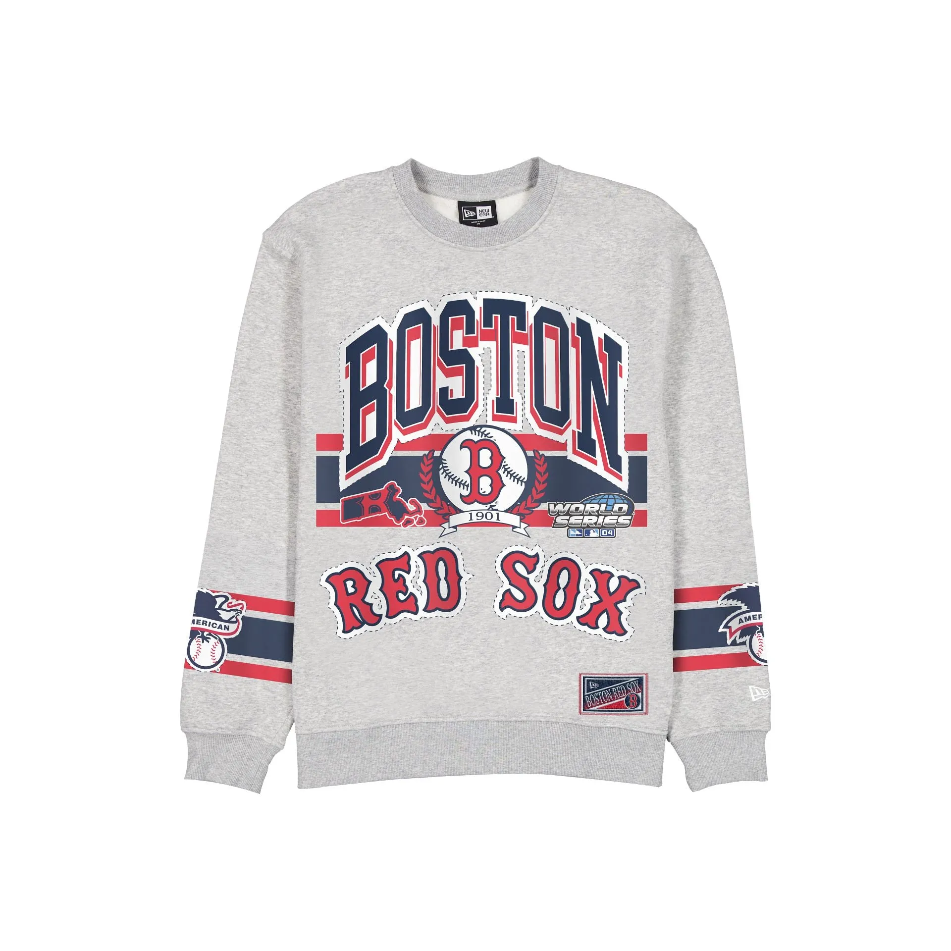 Boston Red Sox Sport Classics Vintage Gray Crewneck sold by New Era