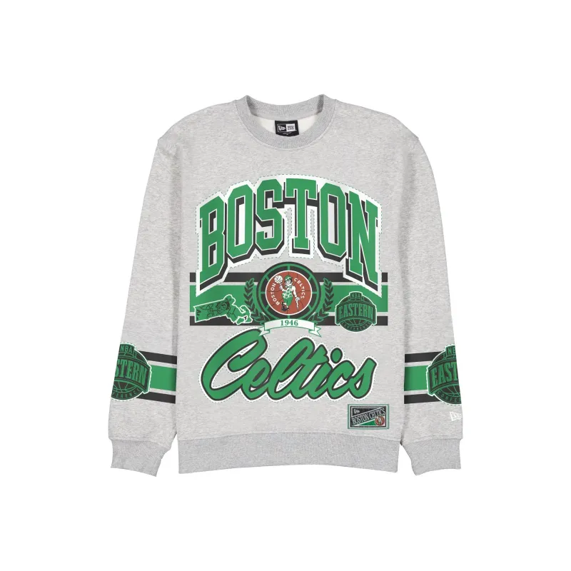 Boston Celtics Sport Classics Vintage Gray Crewneck sold by New Era