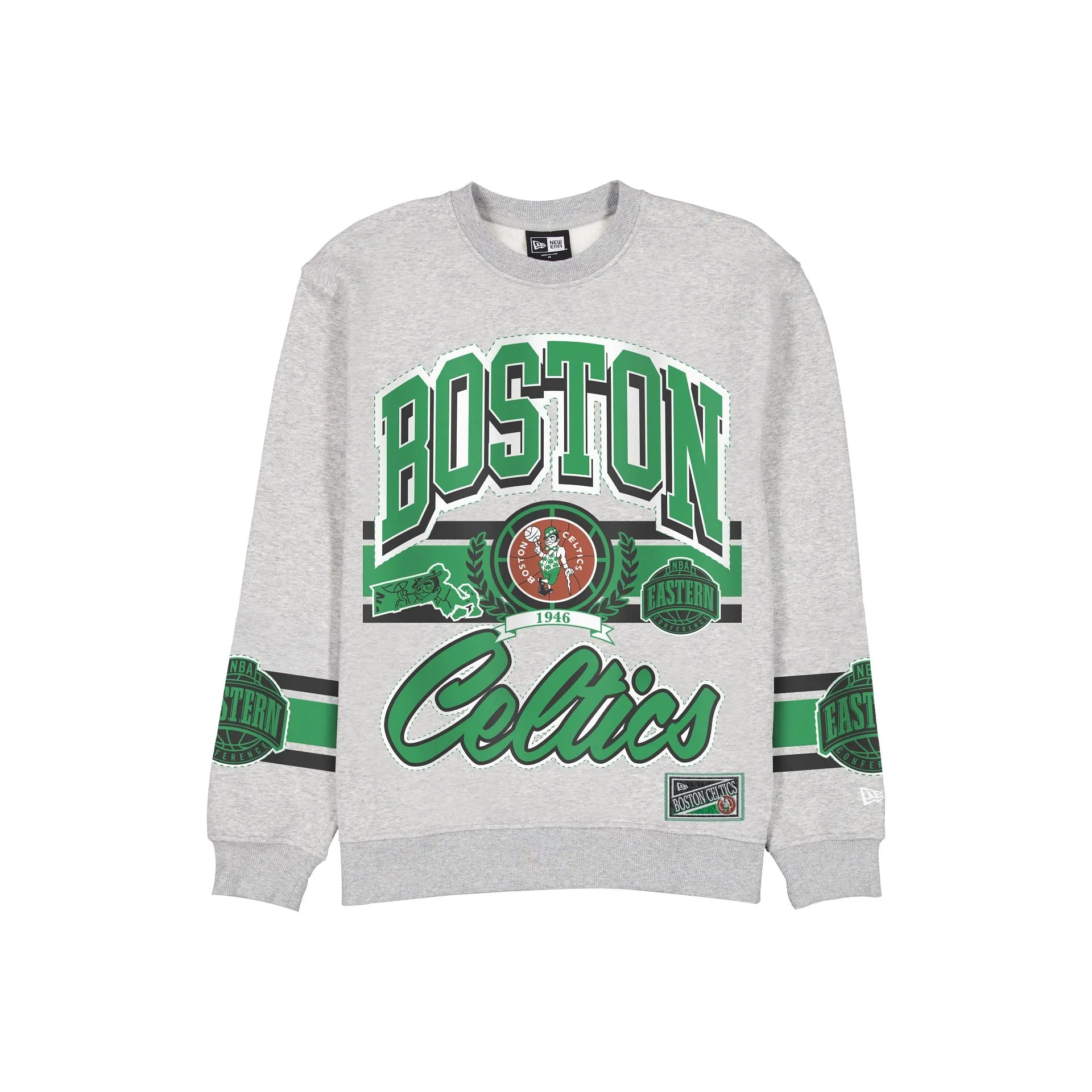Boston Celtics Sport Classics Vintage Gray Crewneck sold by New Era