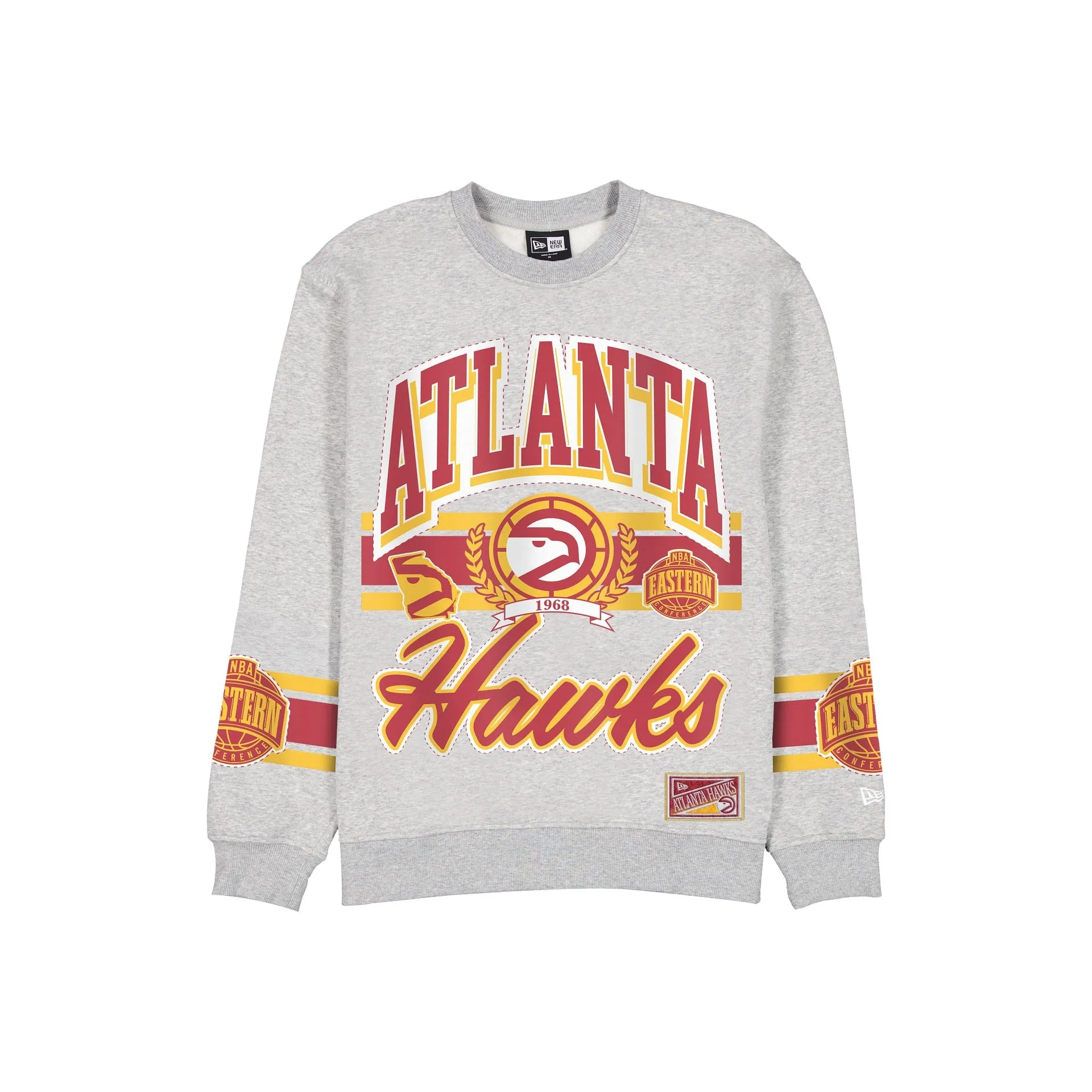 Atlanta Hawks Sport Classics Vintage Gray Crewneck sold by New Era