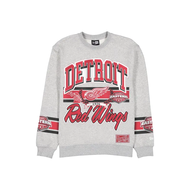 Detroit Red Wings Sport Classics Vintage Gray Crewneck sold by New Era