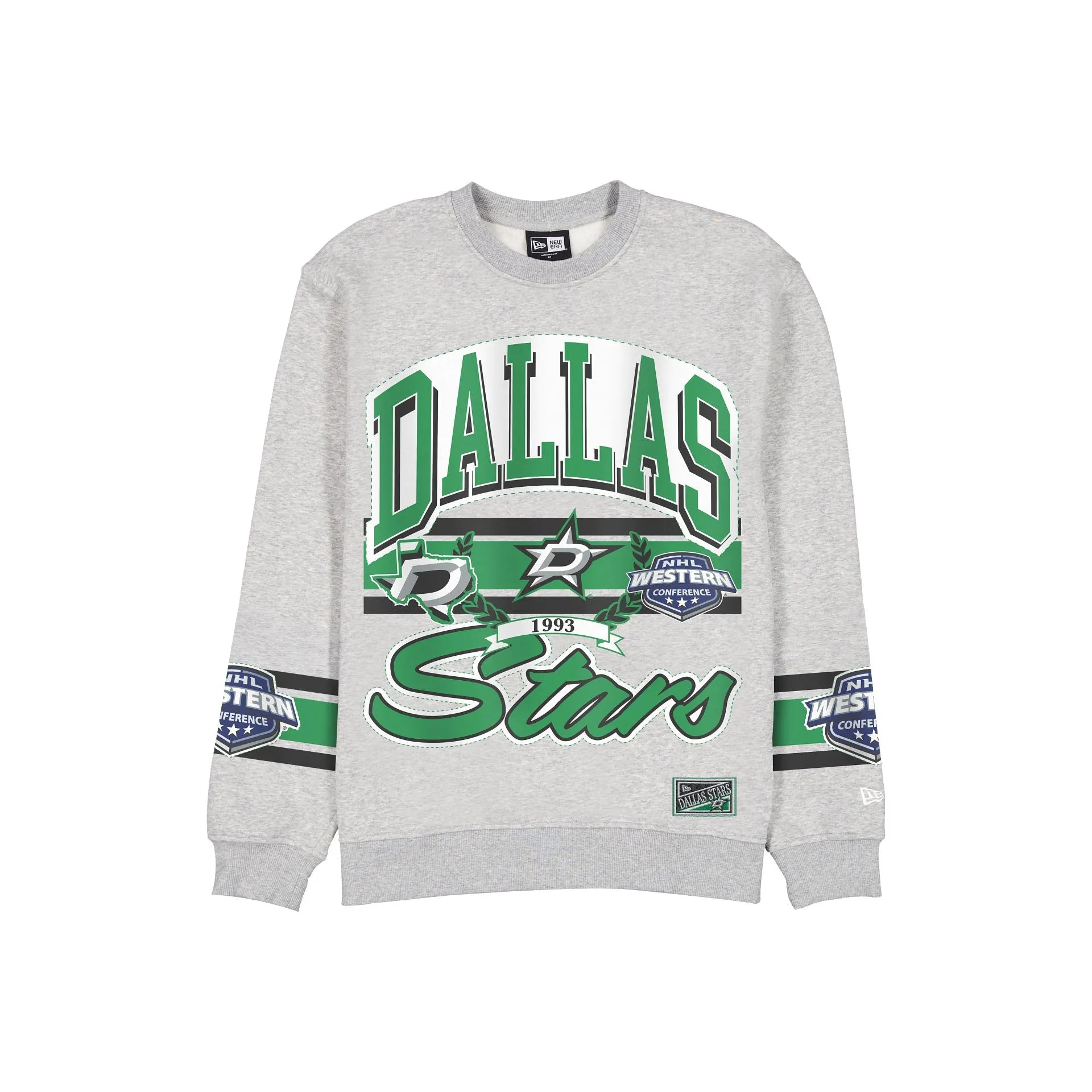 Dallas Stars Sport Classics Vintage Gray Crewneck sold by New Era