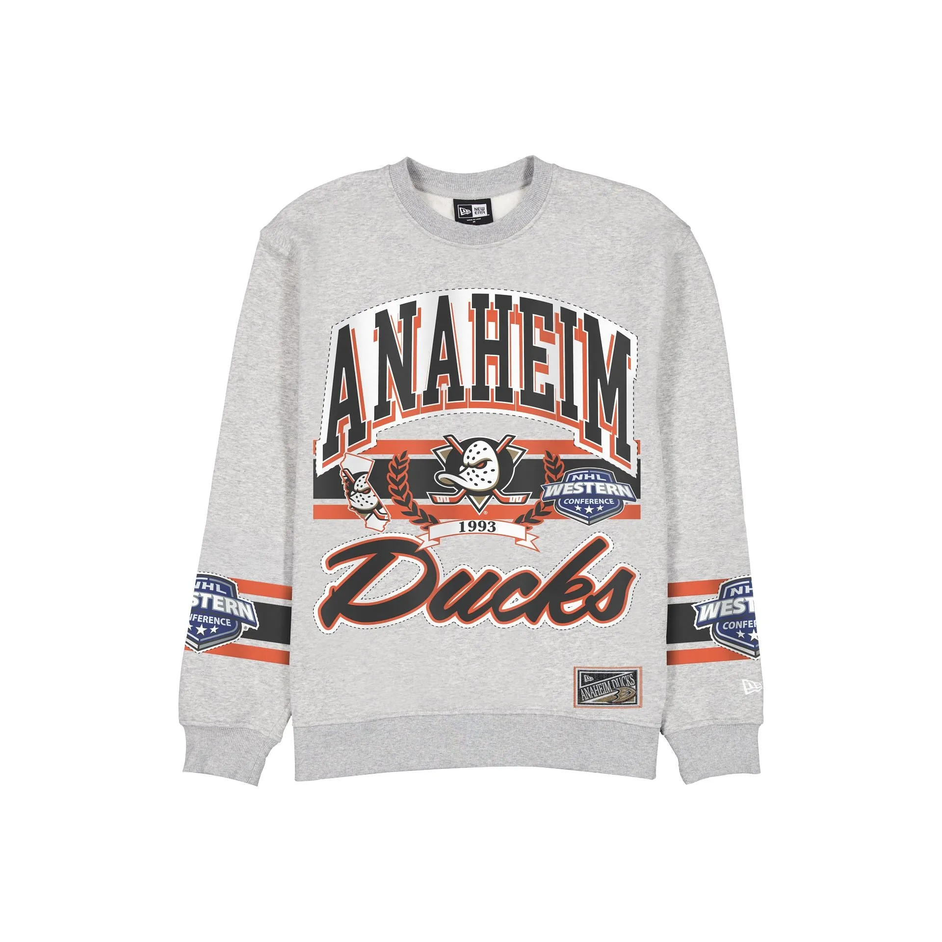 Anaheim Ducks Sport Classics Vintage Gray Crewneck sold by New Era